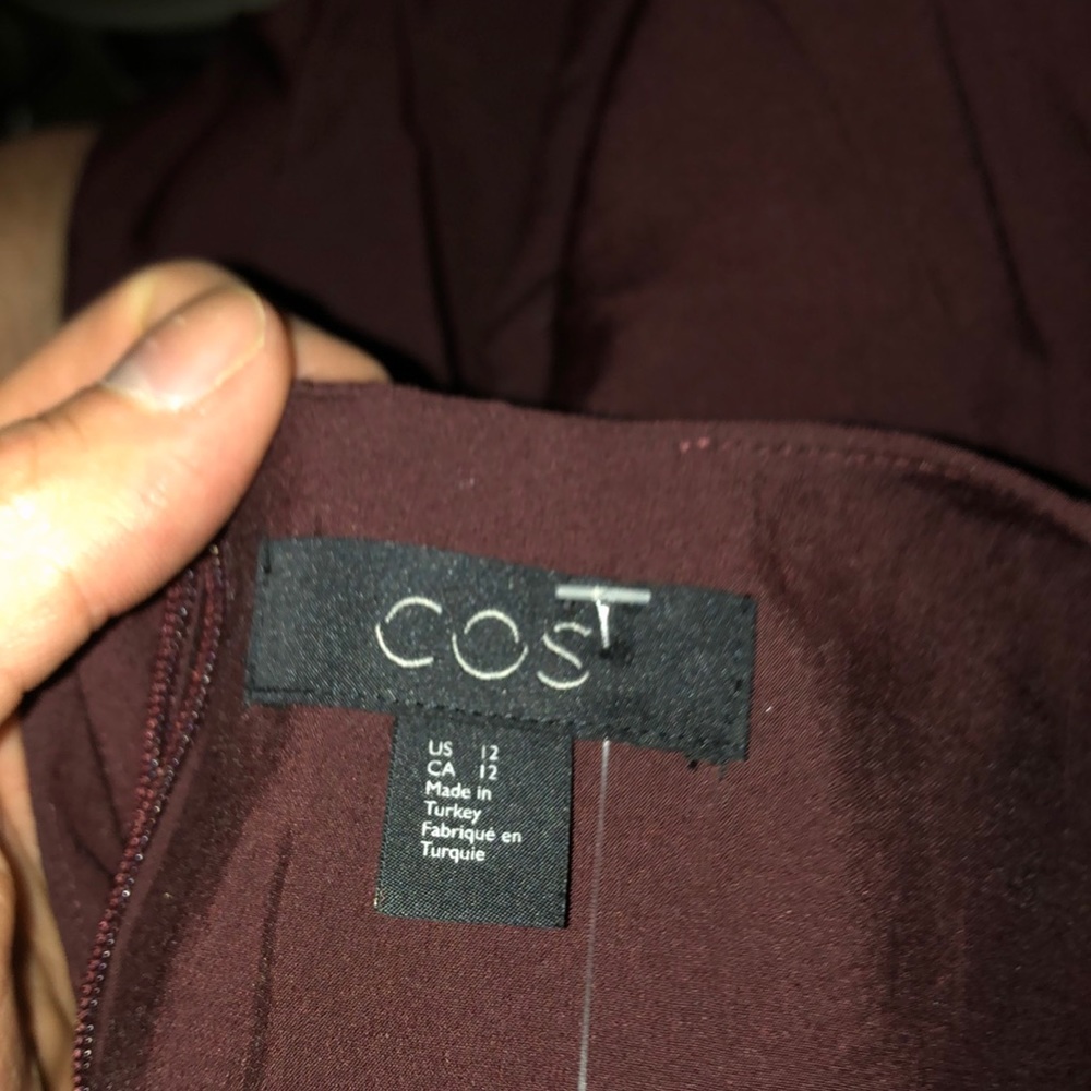 COS pleated hem midi dress - Picture 3 of 5
